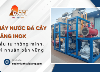Đầu tư thông minh, lợi nhuận bền vững với máy nước đá cây inox tại Sài Giang