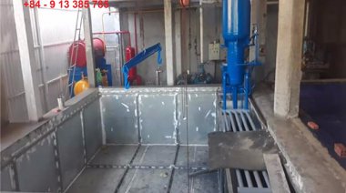 Nhà máy nước đá cây công suất 210 cây/12h Nhà máy nước đá cây công suất 210 cây/12h